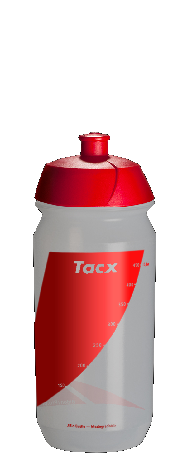 BIDON TACX SHIVA BIO – transparentny czerwony