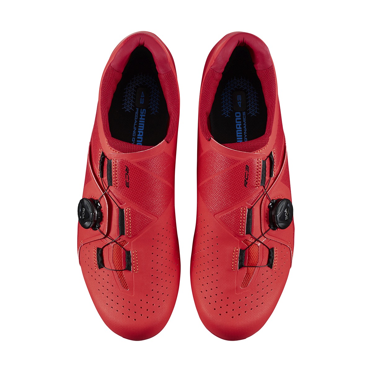 BUTY ROWEROWE SHIMANO SH-RC300M – czerwony, 46