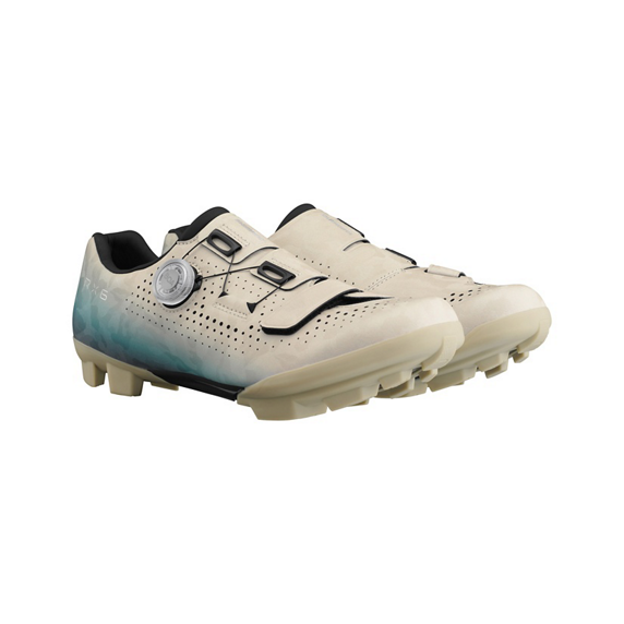BUTY ROWEROWE SHIMANO SH-RX600 – beżowo-niebieski, 43