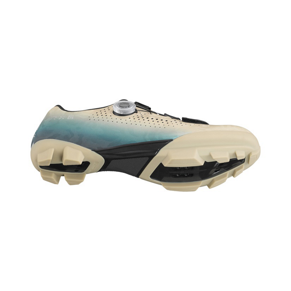 BUTY ROWEROWE SHIMANO SH-RX600 – beżowo-niebieski, 43