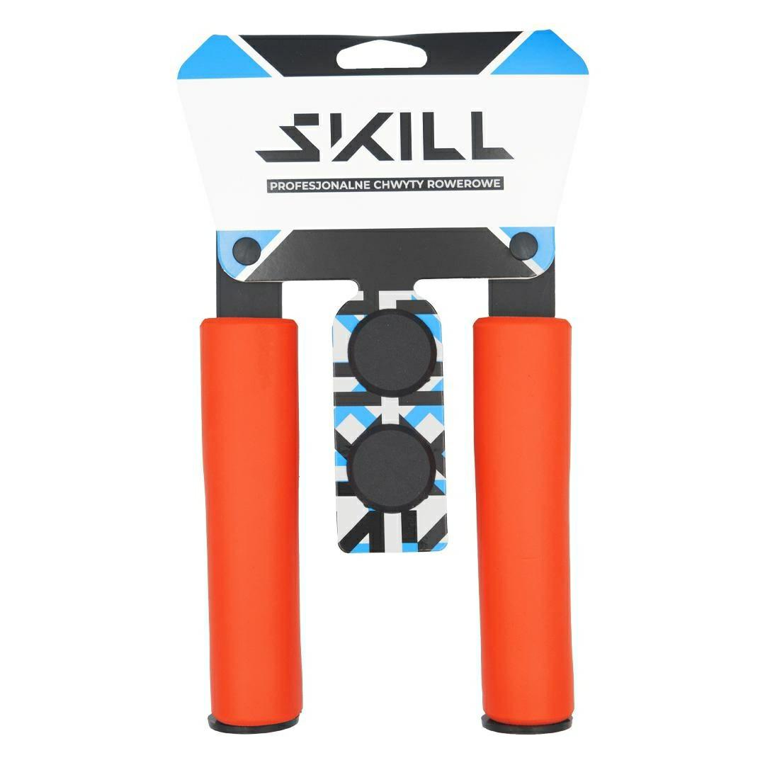 CHWYTY KIEROWNICY SKILL SILICO NBR – pomarańczowy