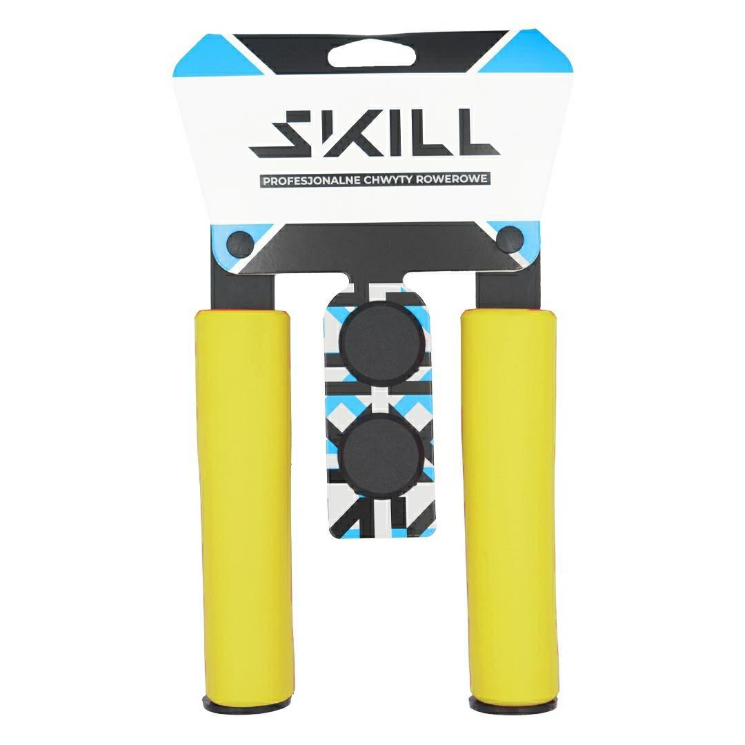 CHWYTY KIEROWNICY SKILL SILICO NBR – żółty