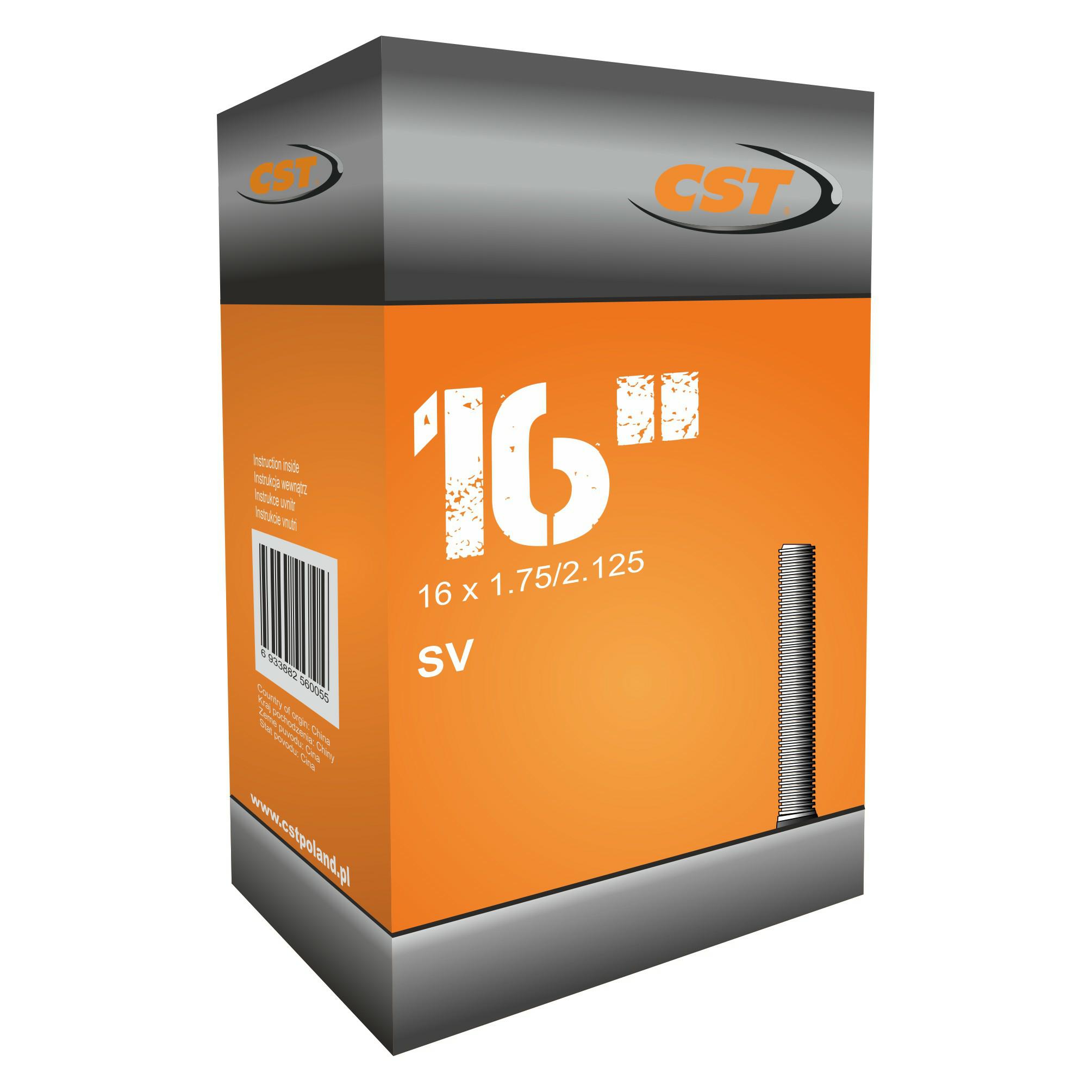 DĘTKA CST 16×1.75/2.125 – SV/AV – Samochodowy/”Schrader”