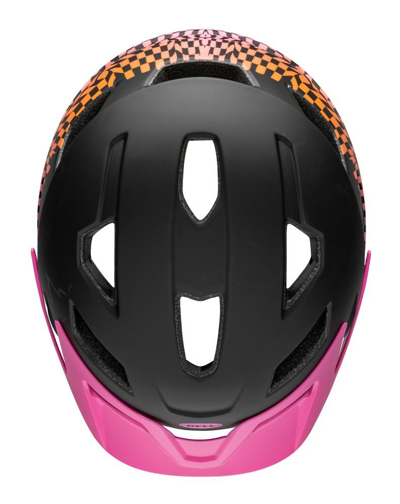KASK BELL SIDETRACK – czarno-różowy, 50-57 cm