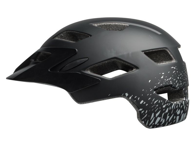 KASK BELL SIDETRACK – czarno-srebrny, 47-54 cm