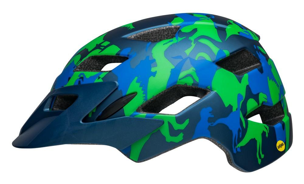 KASK BELL SIDETRACK – niebiesko-zielony, 47-54 cm