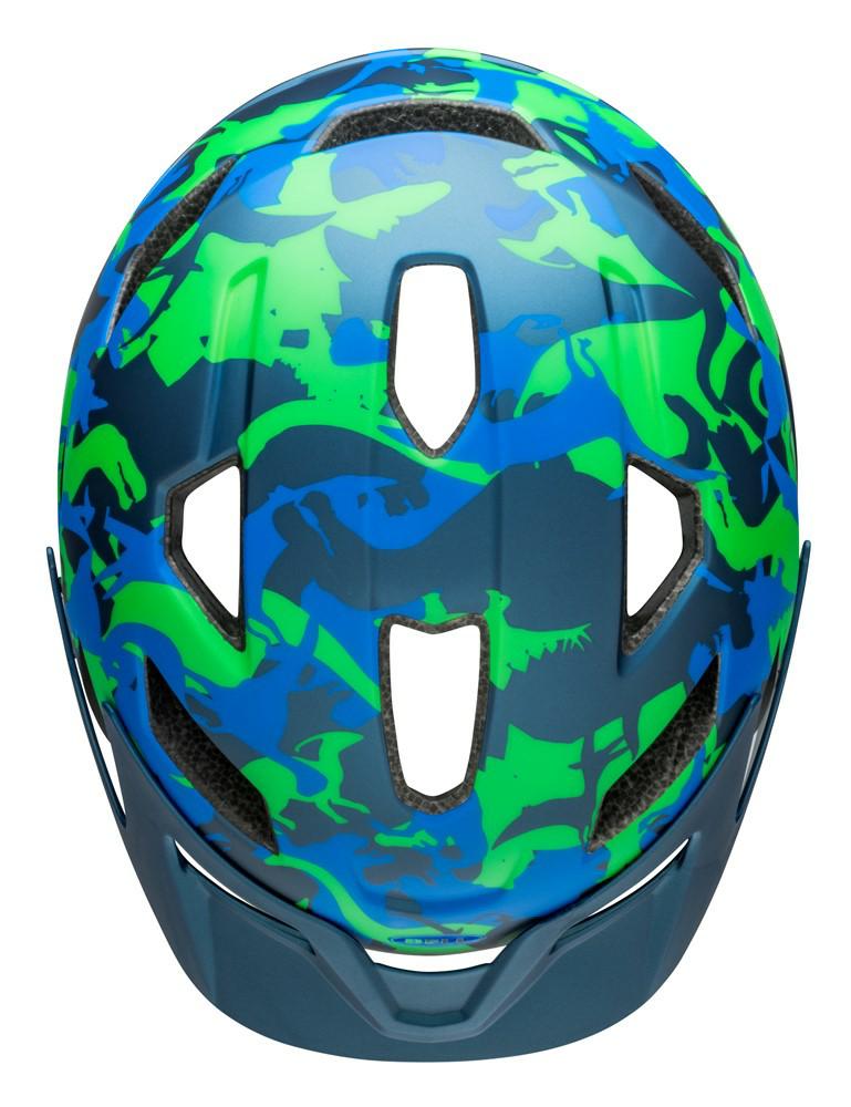 KASK BELL SIDETRACK – niebiesko-zielony, 47-54 cm