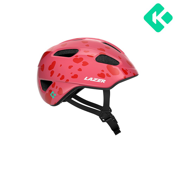 KASK LAZER NUTZ KINETICCORE – różowy, 50-56 cm