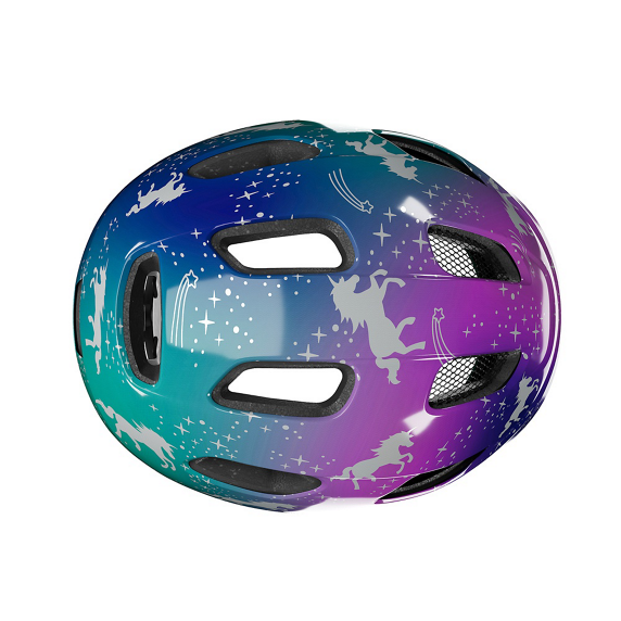 KASK LAZER NUTZ KINETICCORE – zielono-fioletowy, 50-56 cm