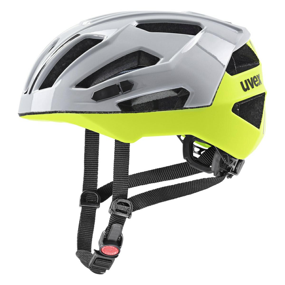 KASK UVEX GRAVEL X – szaro-żółty, 56-61 cm