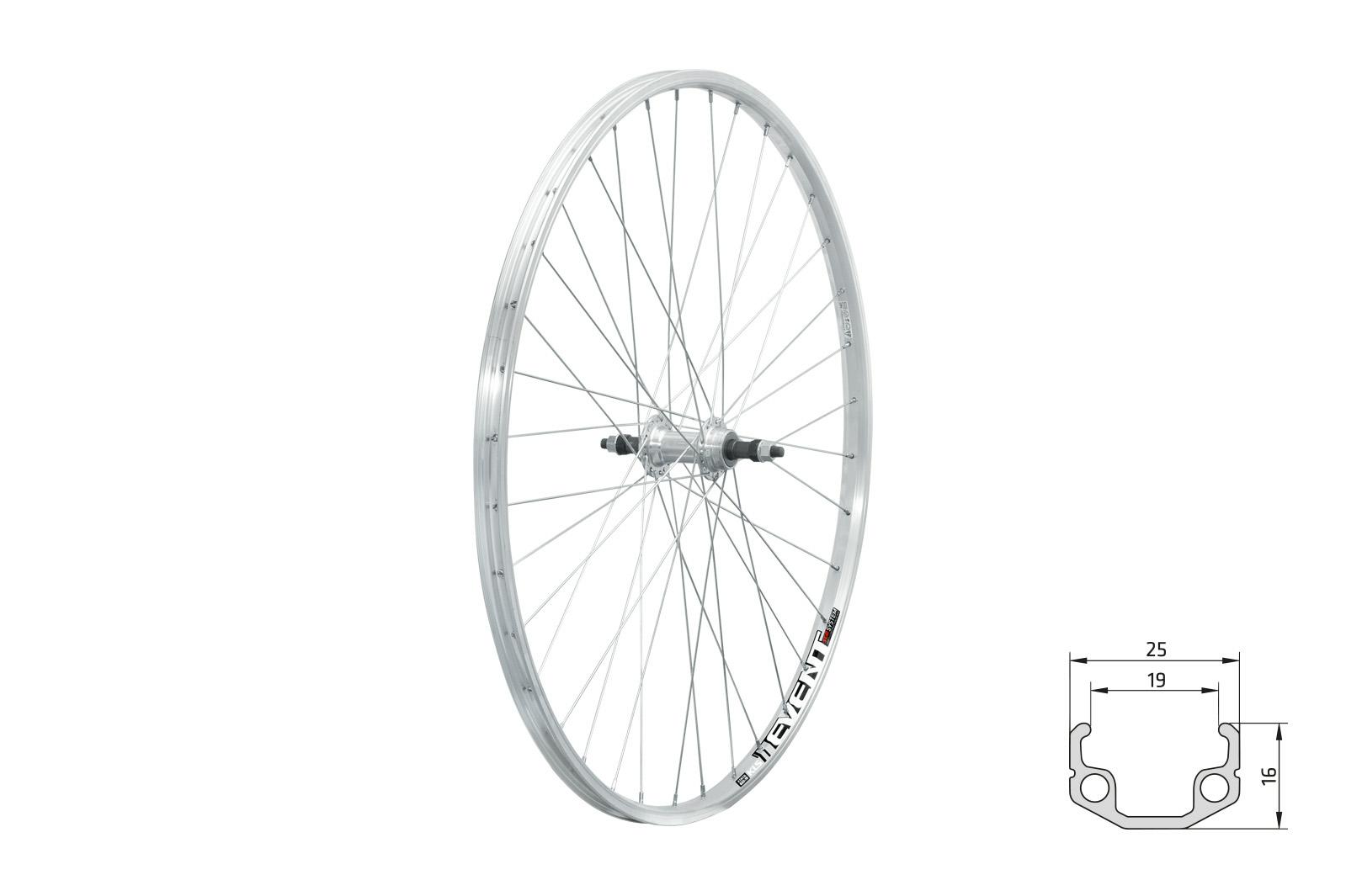 KOŁO KELLYS 28″ TYŁ WOLNOBIEG EVENT V-BRAKE SILVER