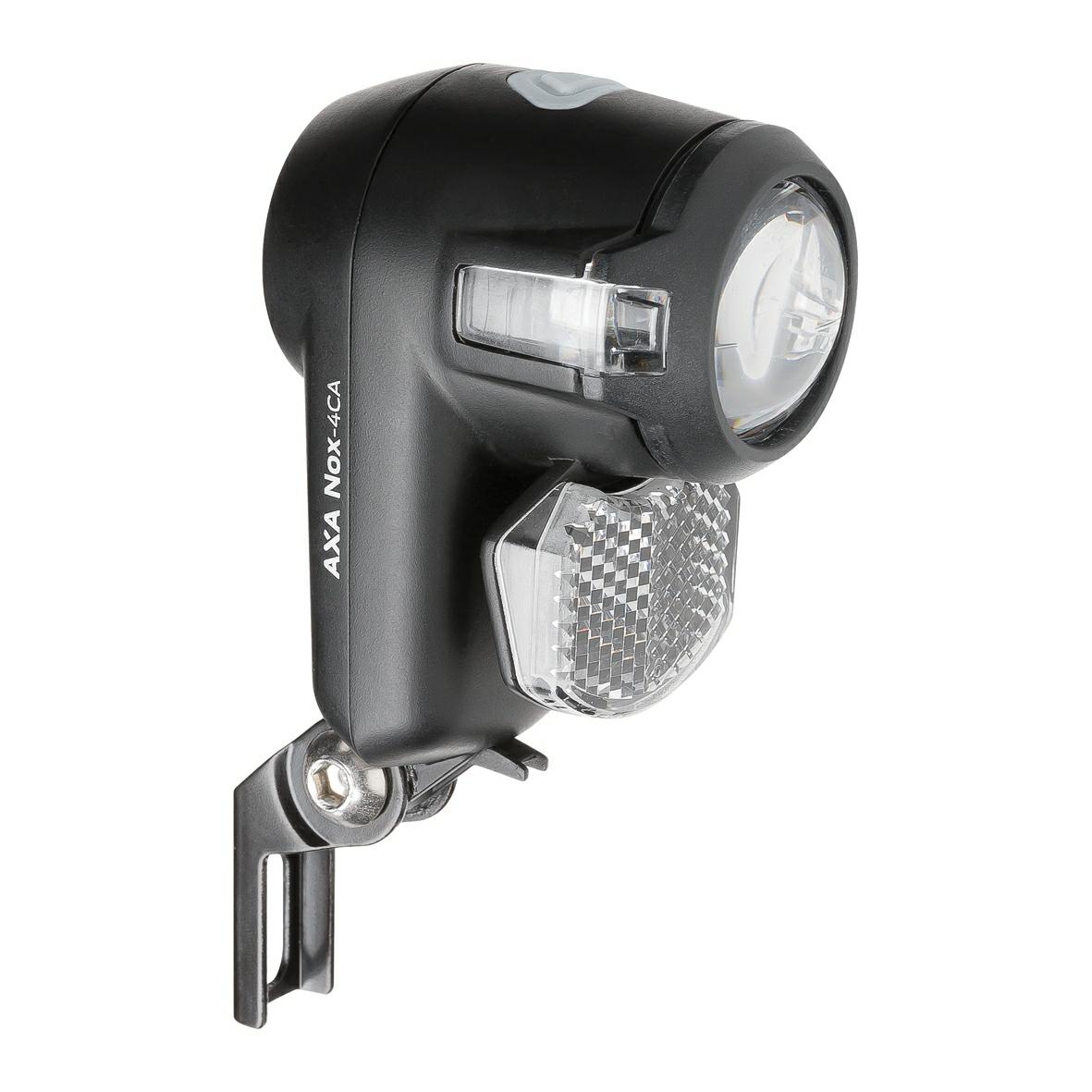 LAMPKA PRZEDNIA ROWEROWA AXA NOX CITY – przełącznik włącz/wyłącz