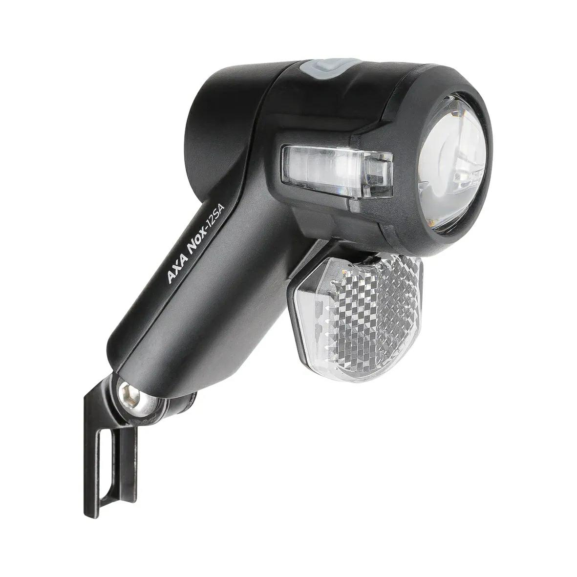 LAMPKA PRZEDNIA ROWEROWA AXA NOX SPORT – przełącznik włącz/wyłącz