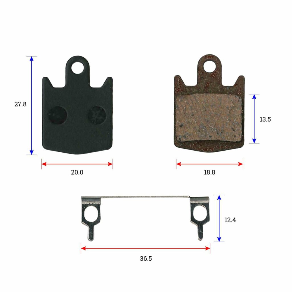 OKŁADZINY HAMULCOWE BARADINE DS-22