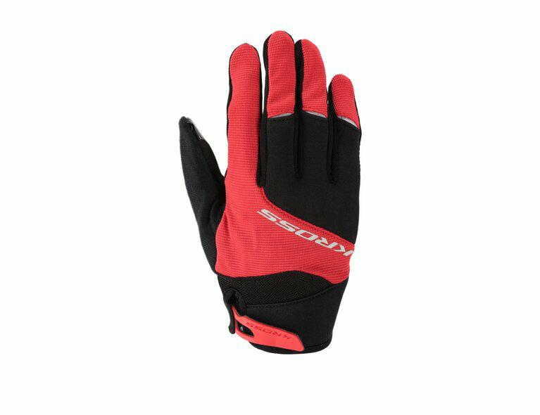 RĘKAWICZKI KROSS ROCKER – czarno-czerwony, XL