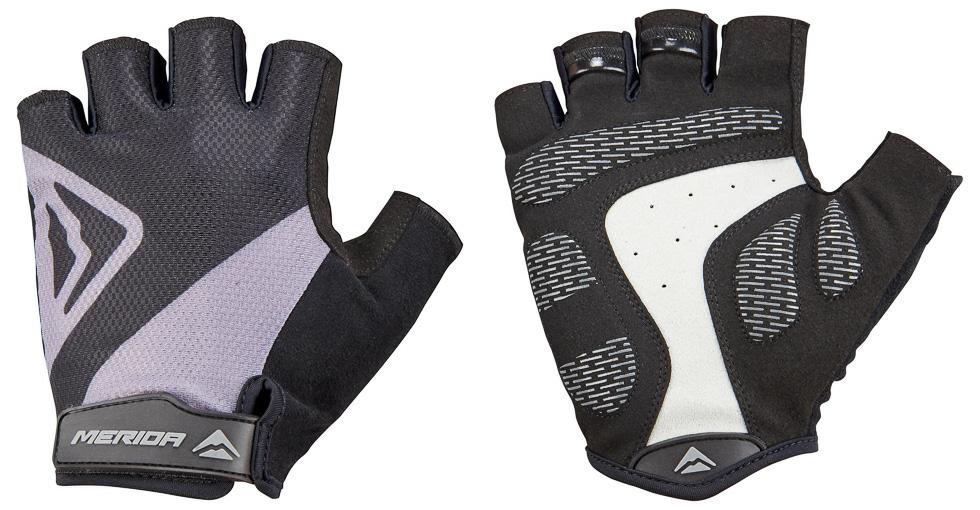RĘKAWICZKI MERIDA CLASSIC SHORT FINGER – czarno-szary, M