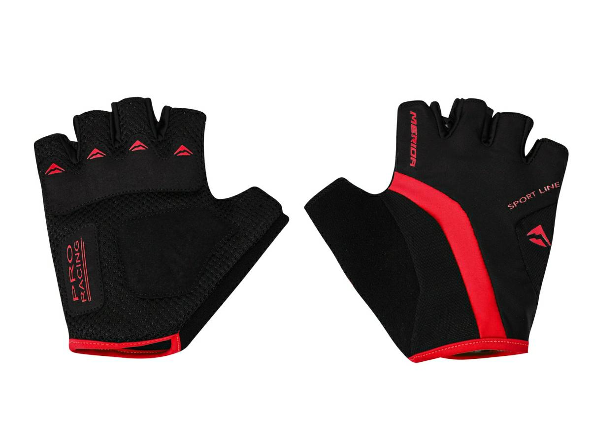 RĘKAWICZKI MERIDA SPORT LINE – czarno-czerwony, L