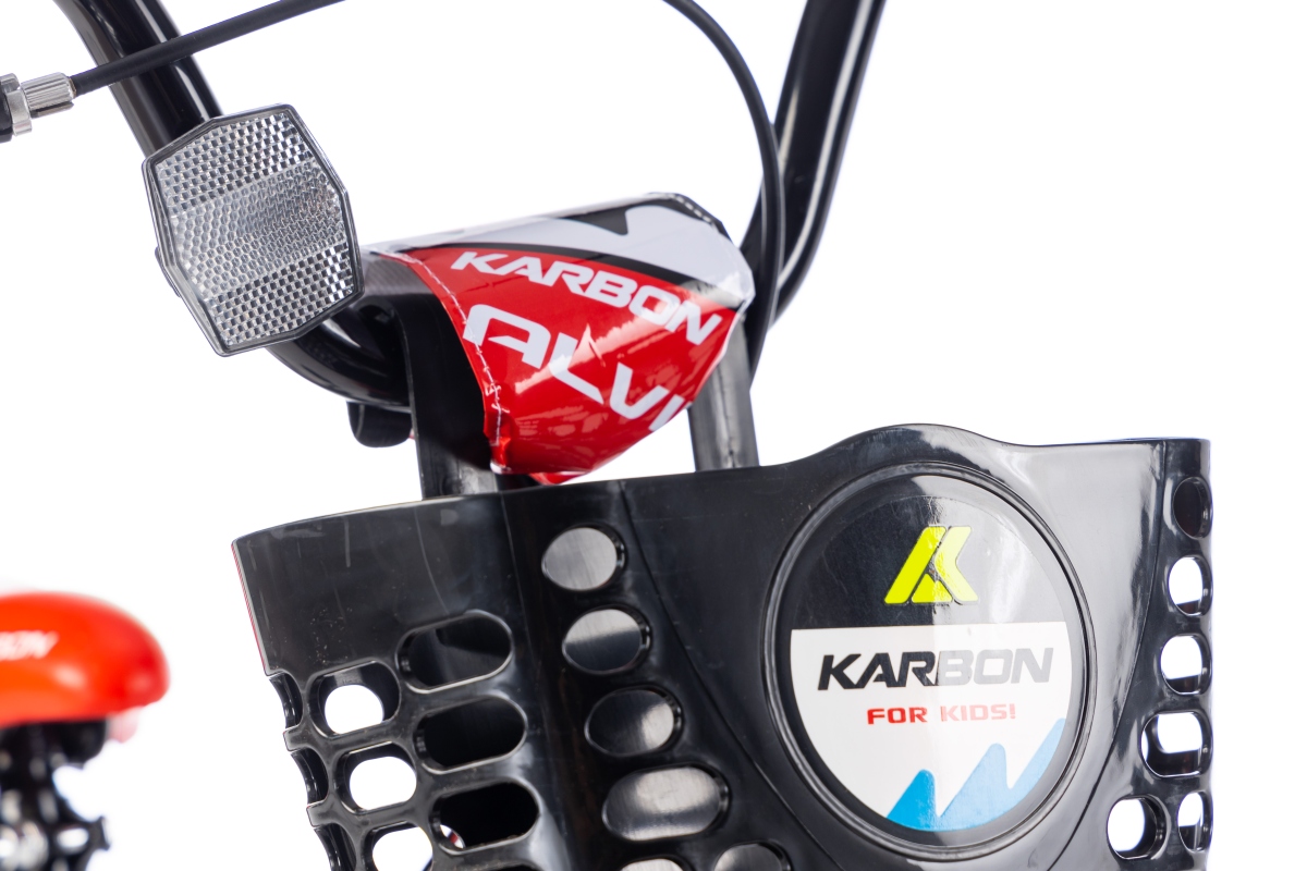 ROWER KARBON 16″ ALVIN – czarno-czerwony