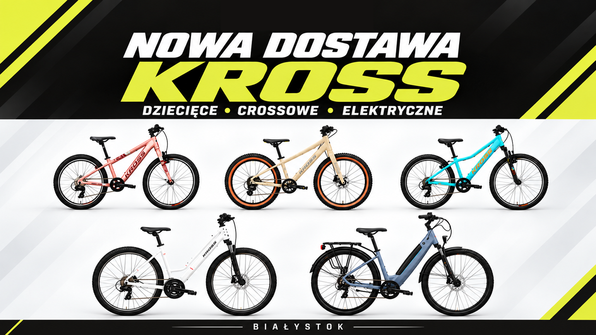 Nowa dostawa KROSS w PELETONIE: Level JR 24, Liftie 24 X, Hexagon JR 1.0, Evado C100 i Sentio Hybrid 2.0